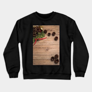 Christmas border design Crewneck Sweatshirt